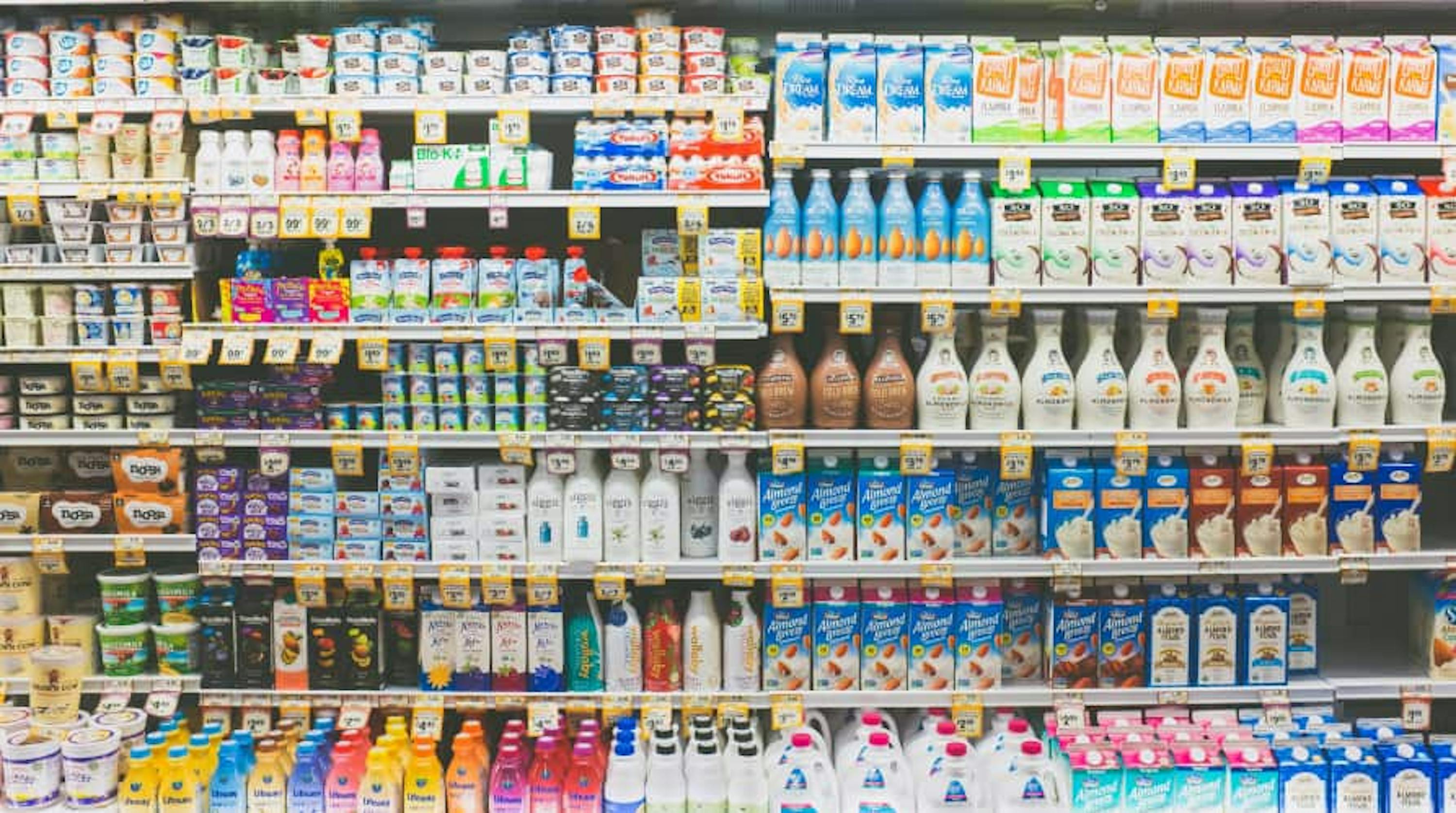 refrigerant section at grocery store