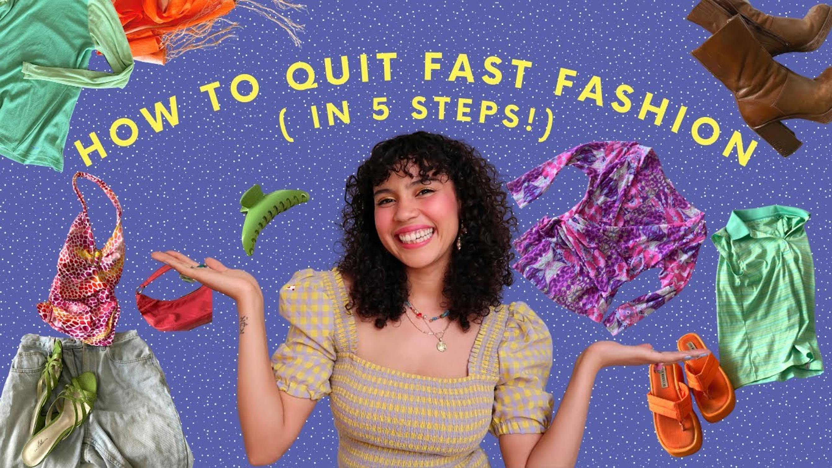 Youtube cover picture How to Quit Fast Fashion