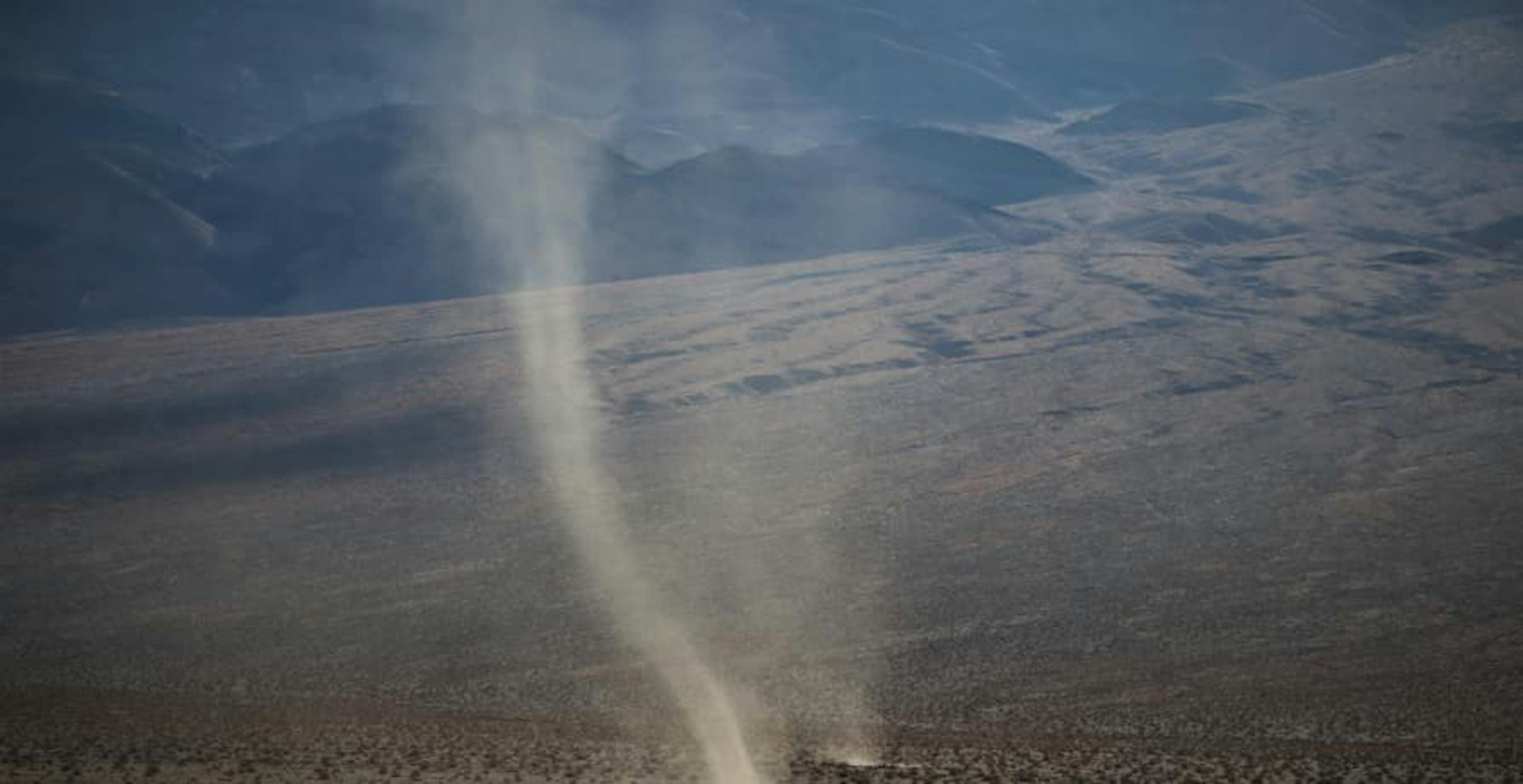view of a tornado forming