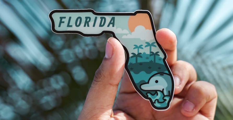 state of florida sticker
