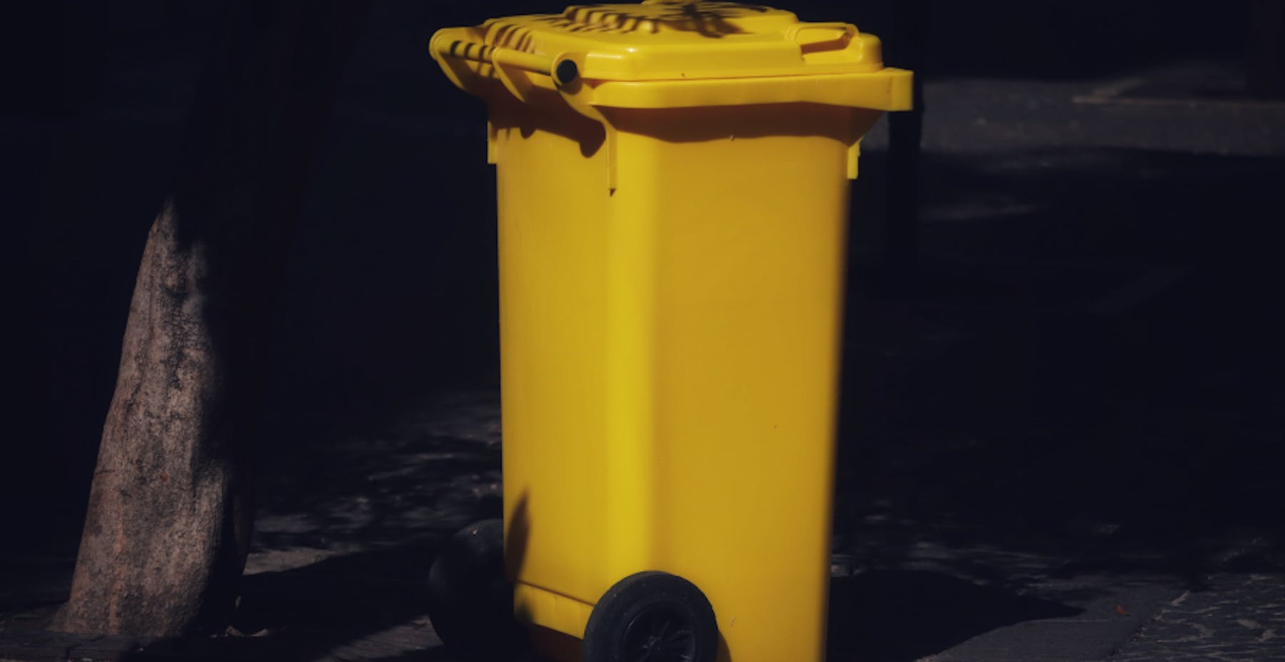 poubelle jaune