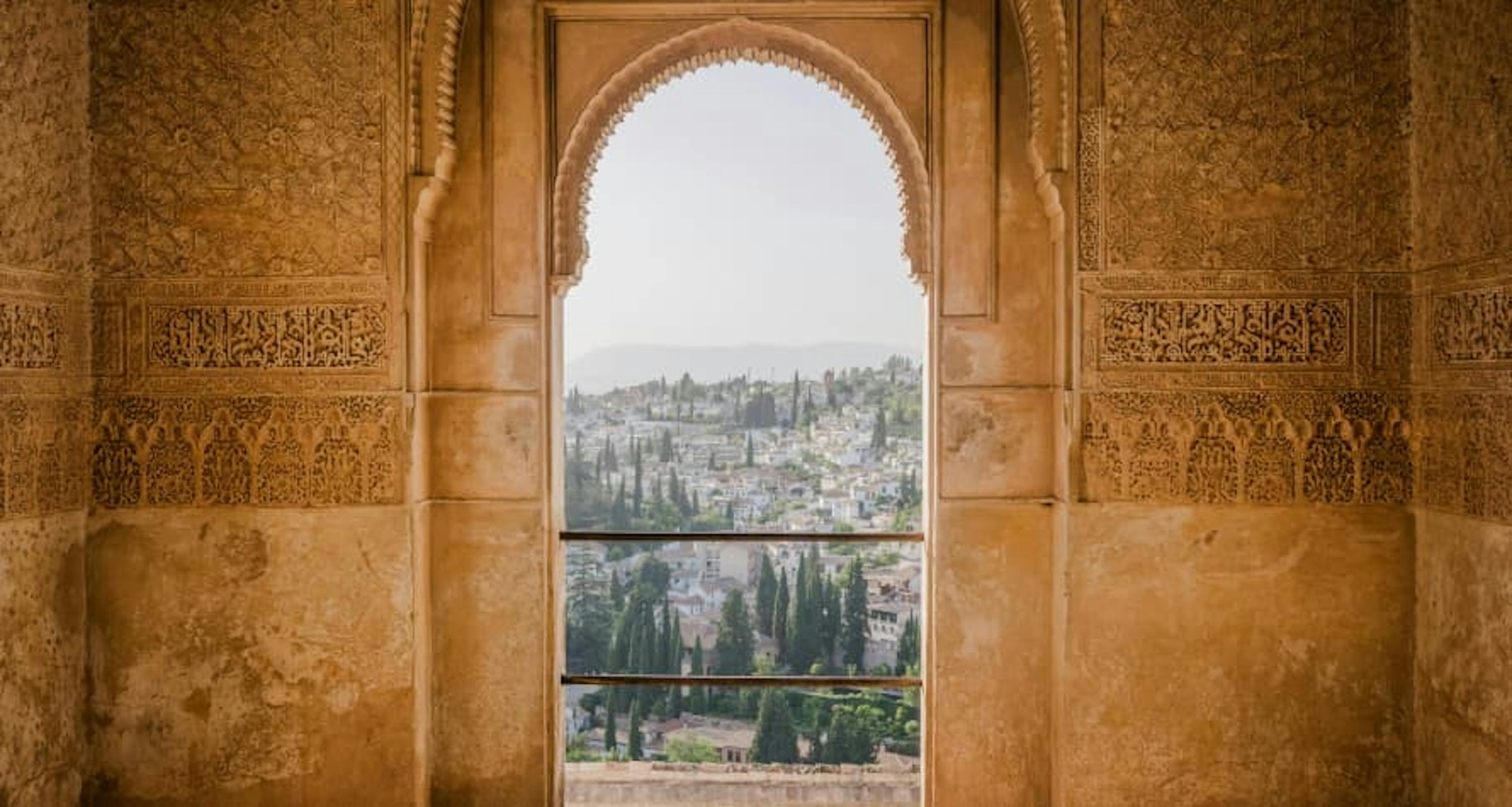 view of granada from the alahambra