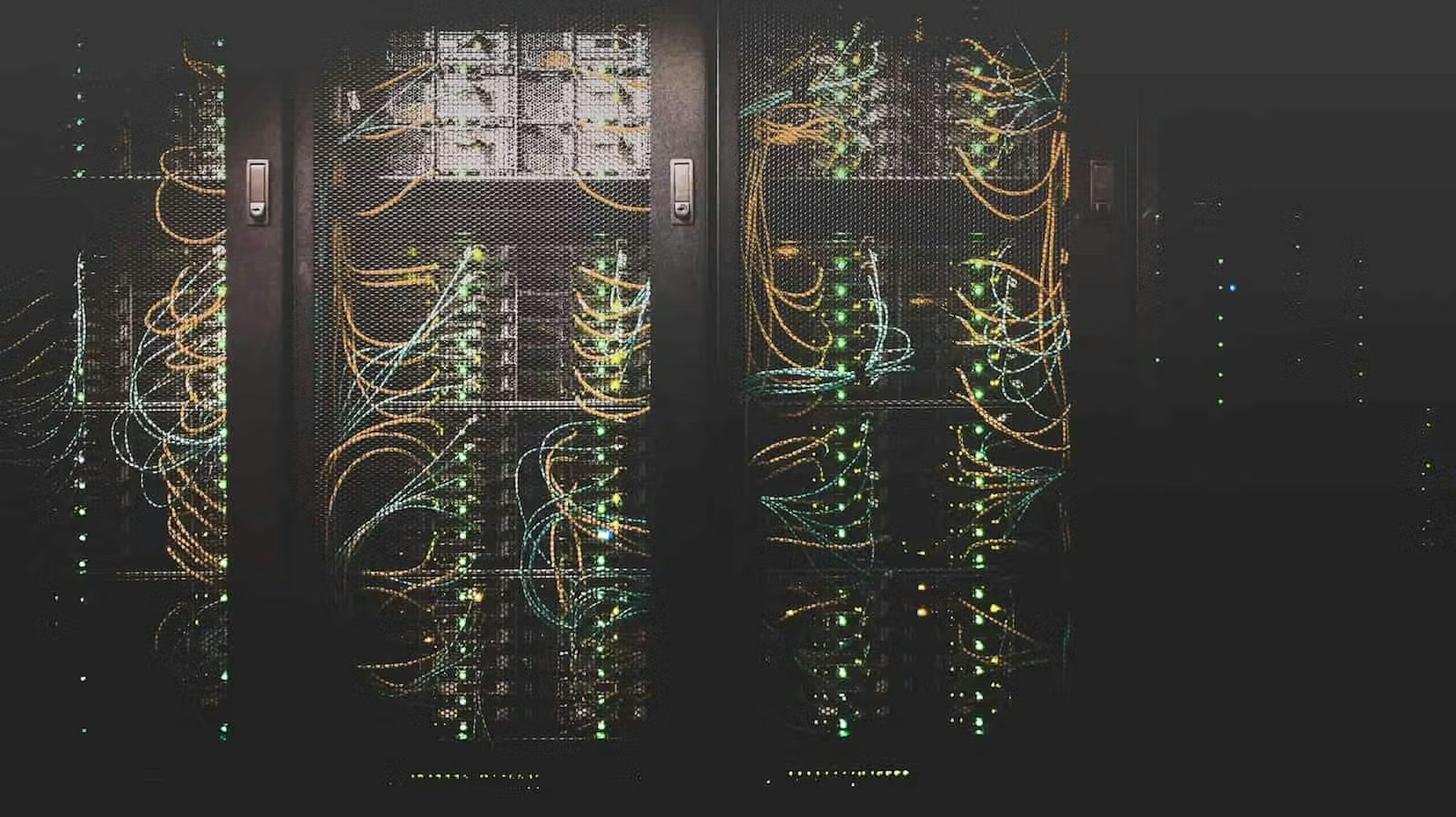 cables in a data centre