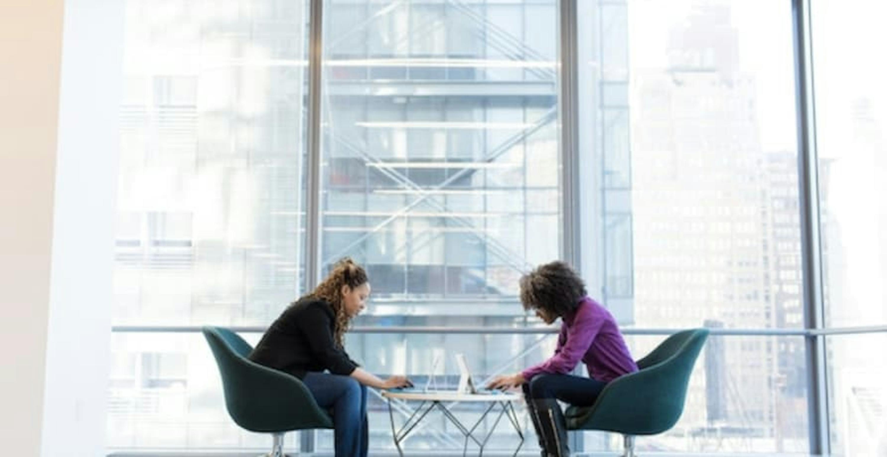 people meeting in office