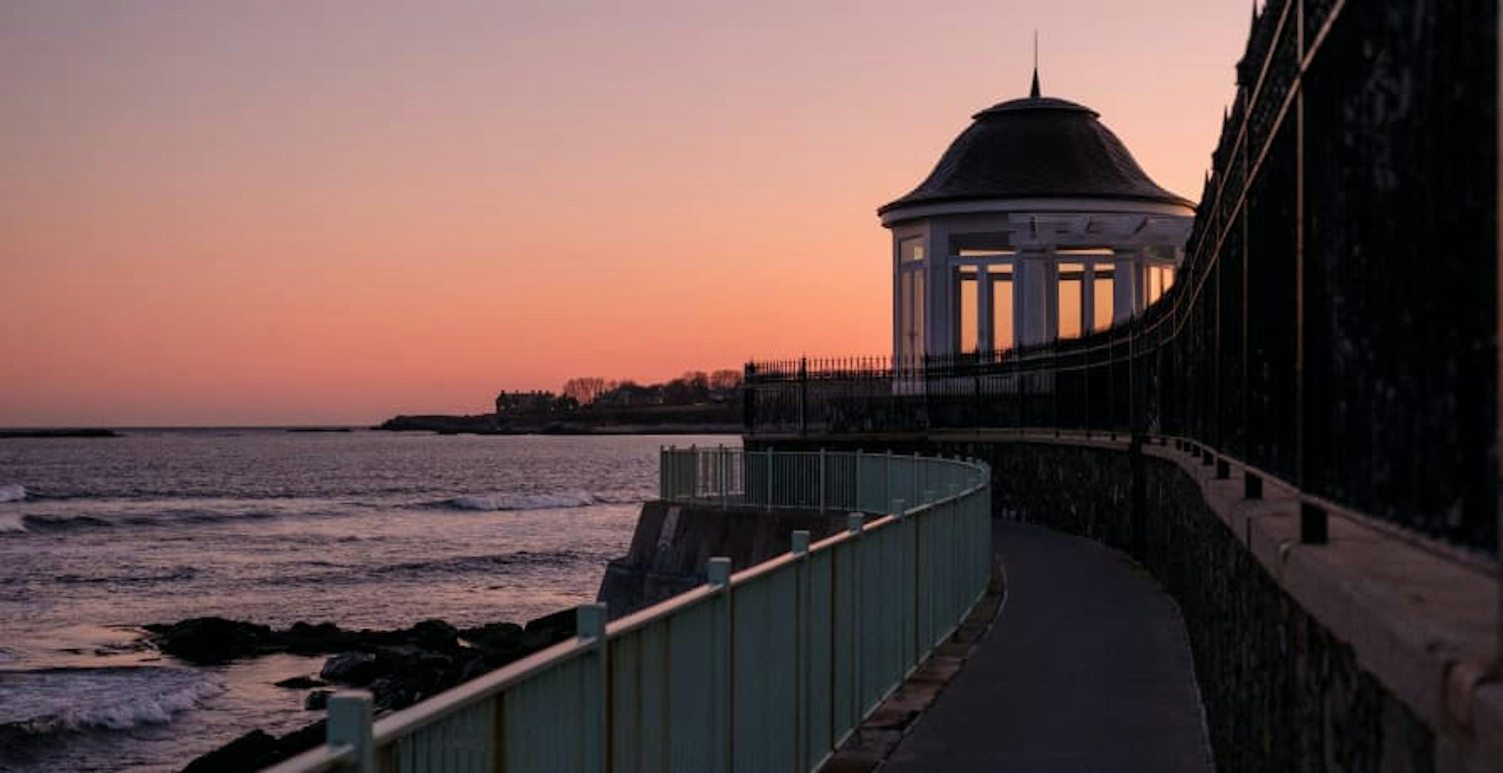 sunset coast in rhode island