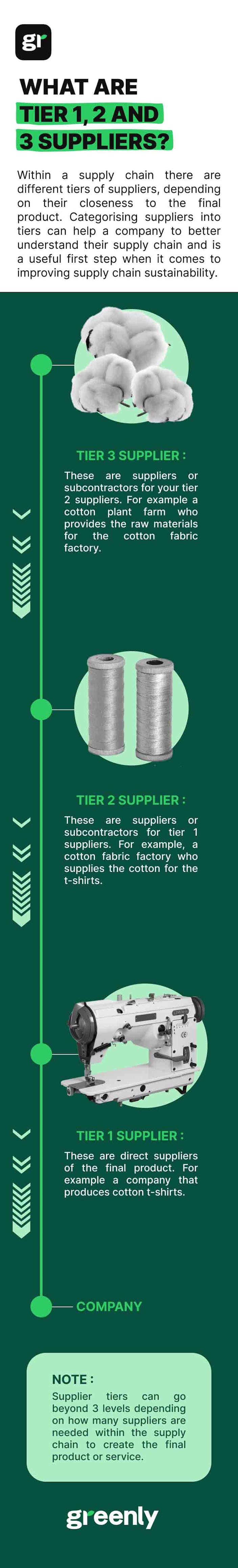 tier suppliers infographic