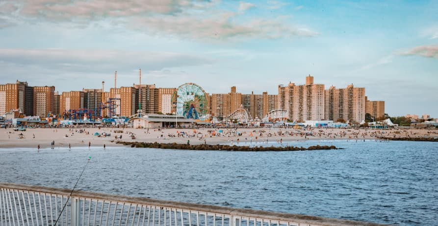 view of coney island brooklyn