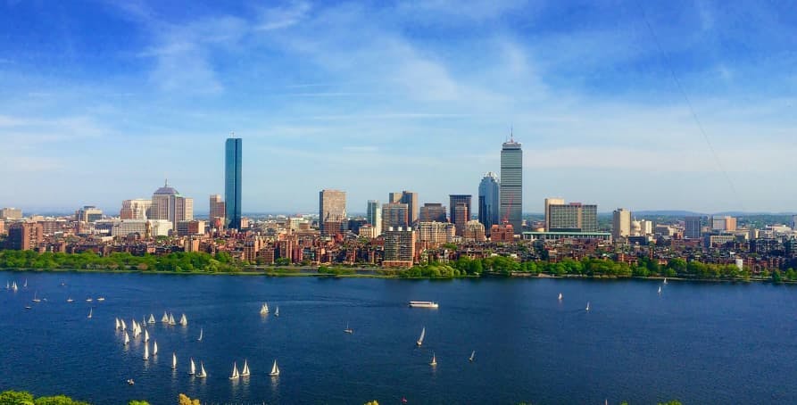 view of boston