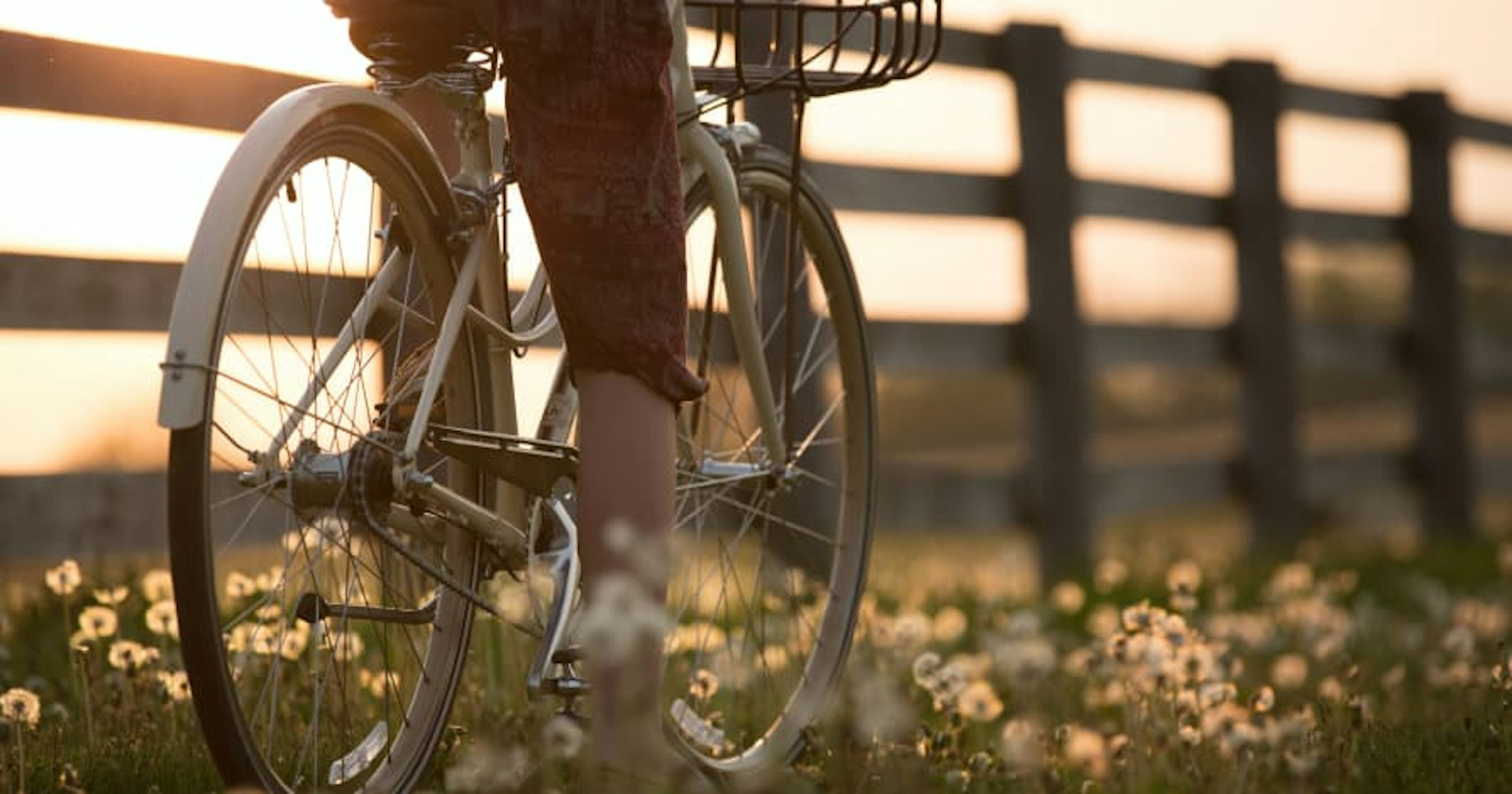 person riding bike