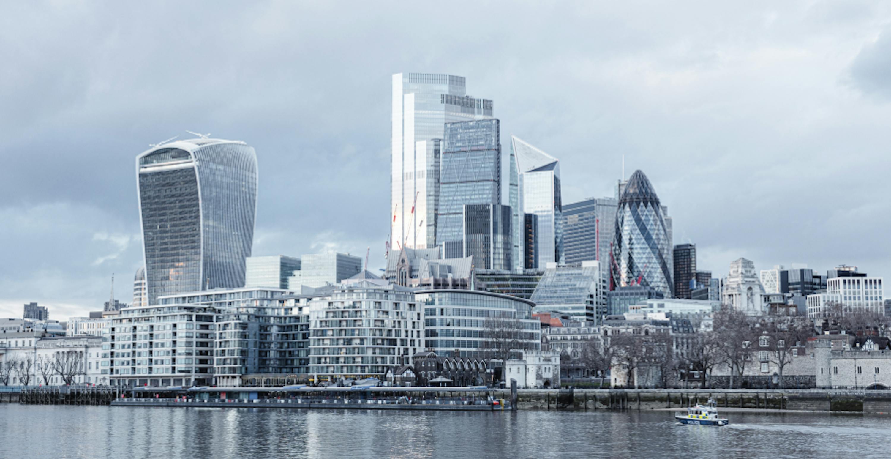 skyscrapers and offices in London