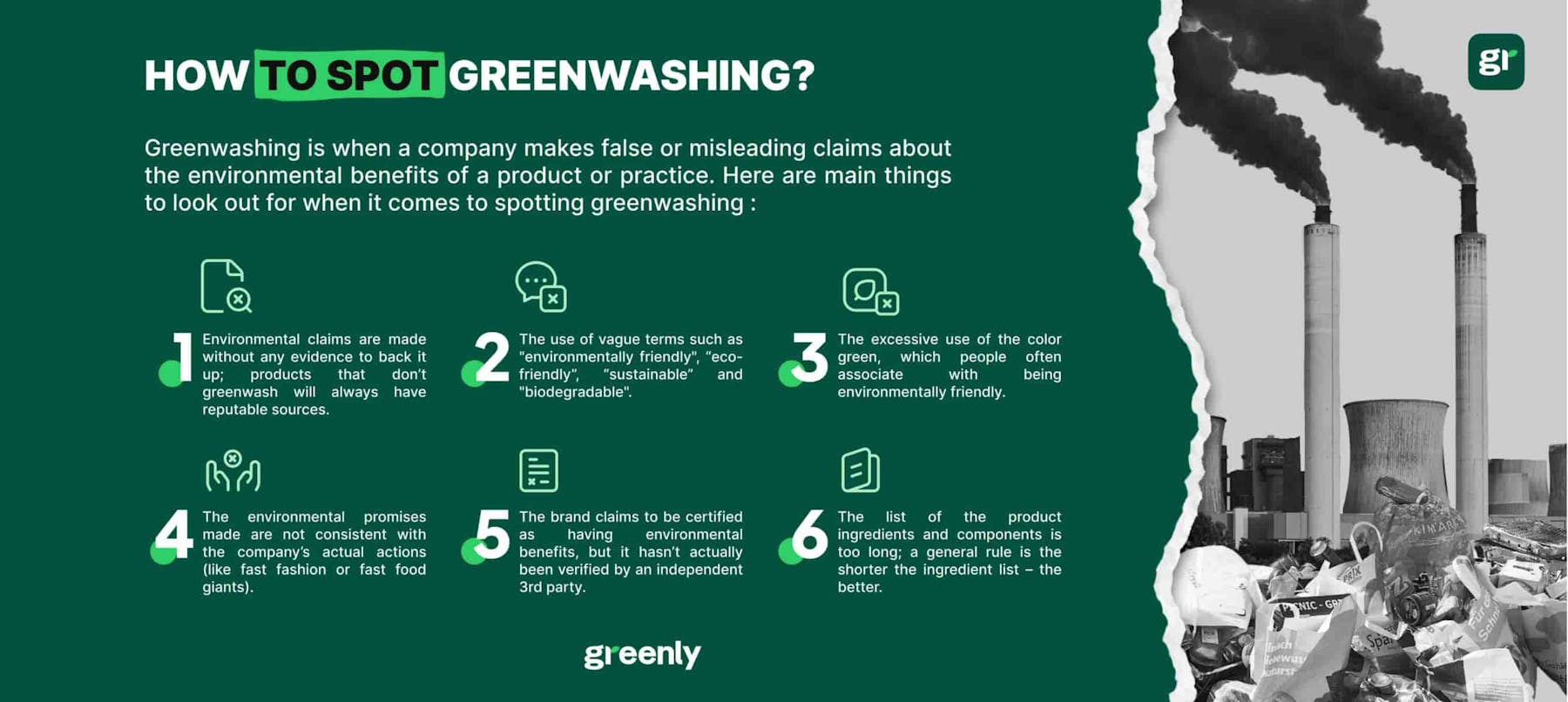 infographie greenwashing