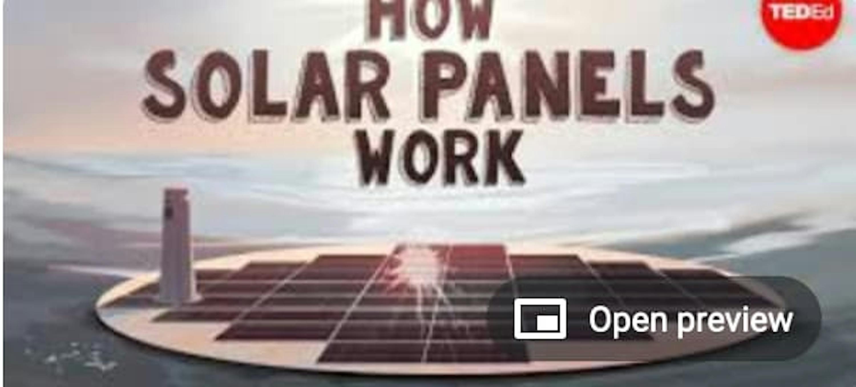 how solar panels work