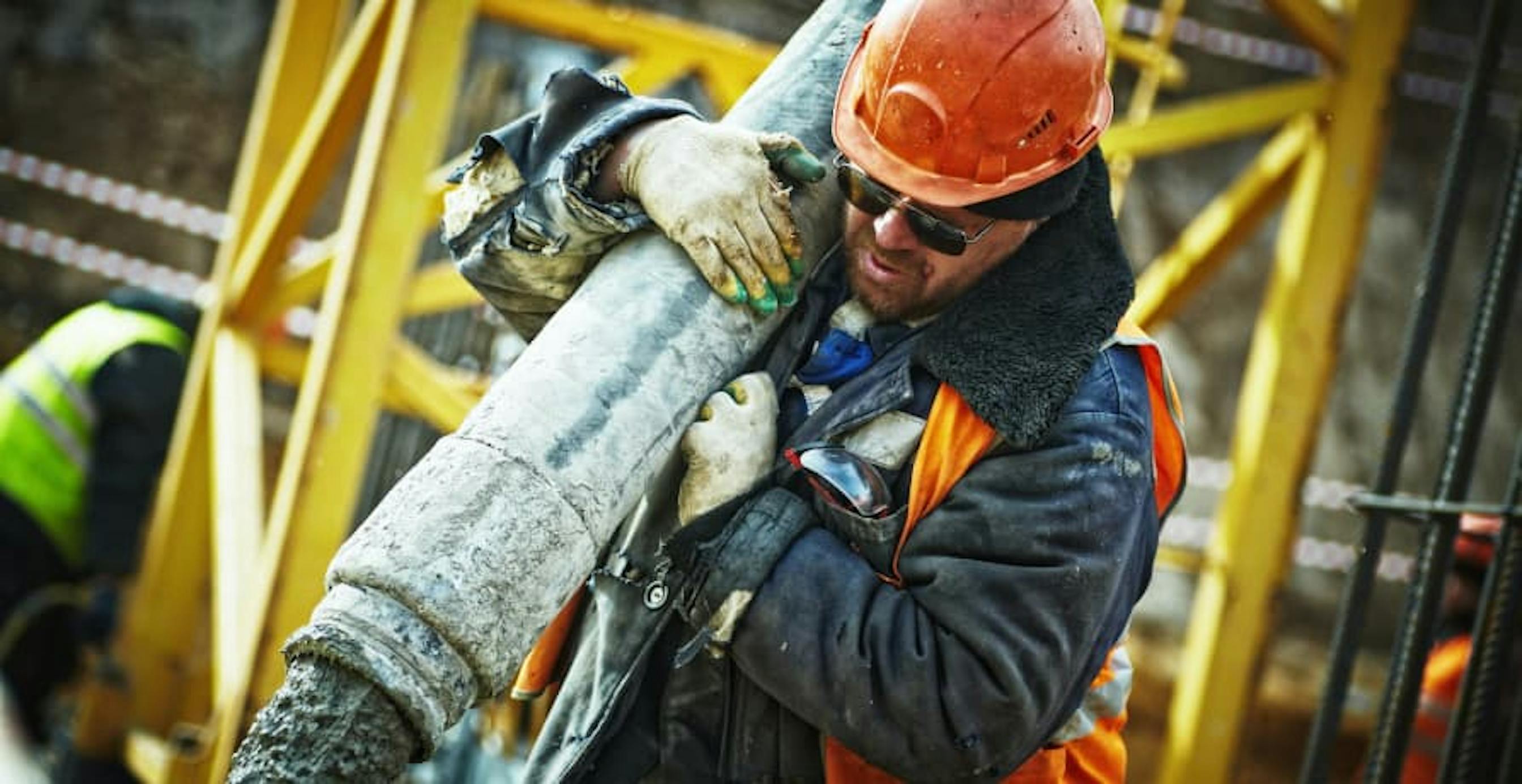 person in construction