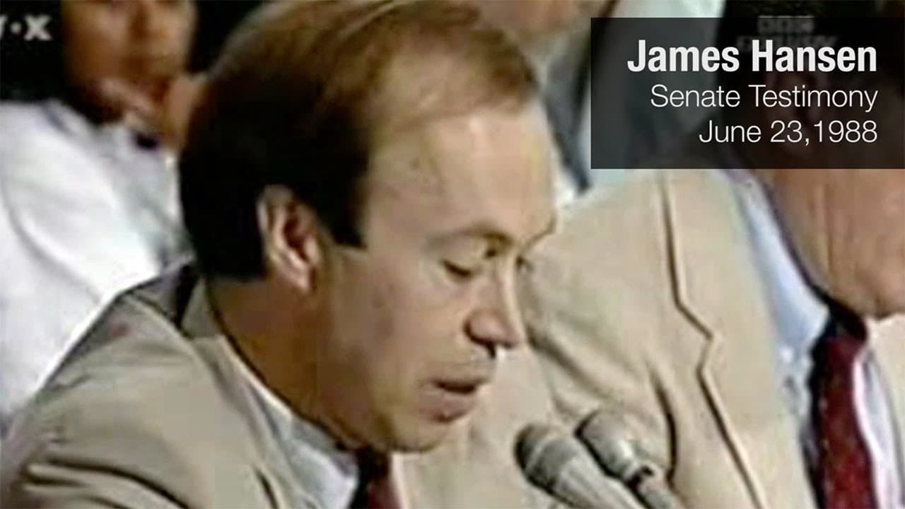james hansen senate testimony june 23rd 1988