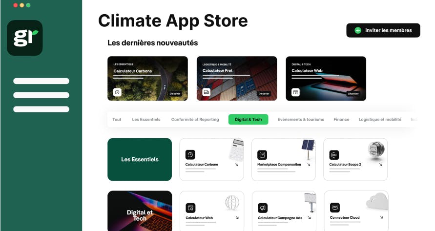 climate App Store preview