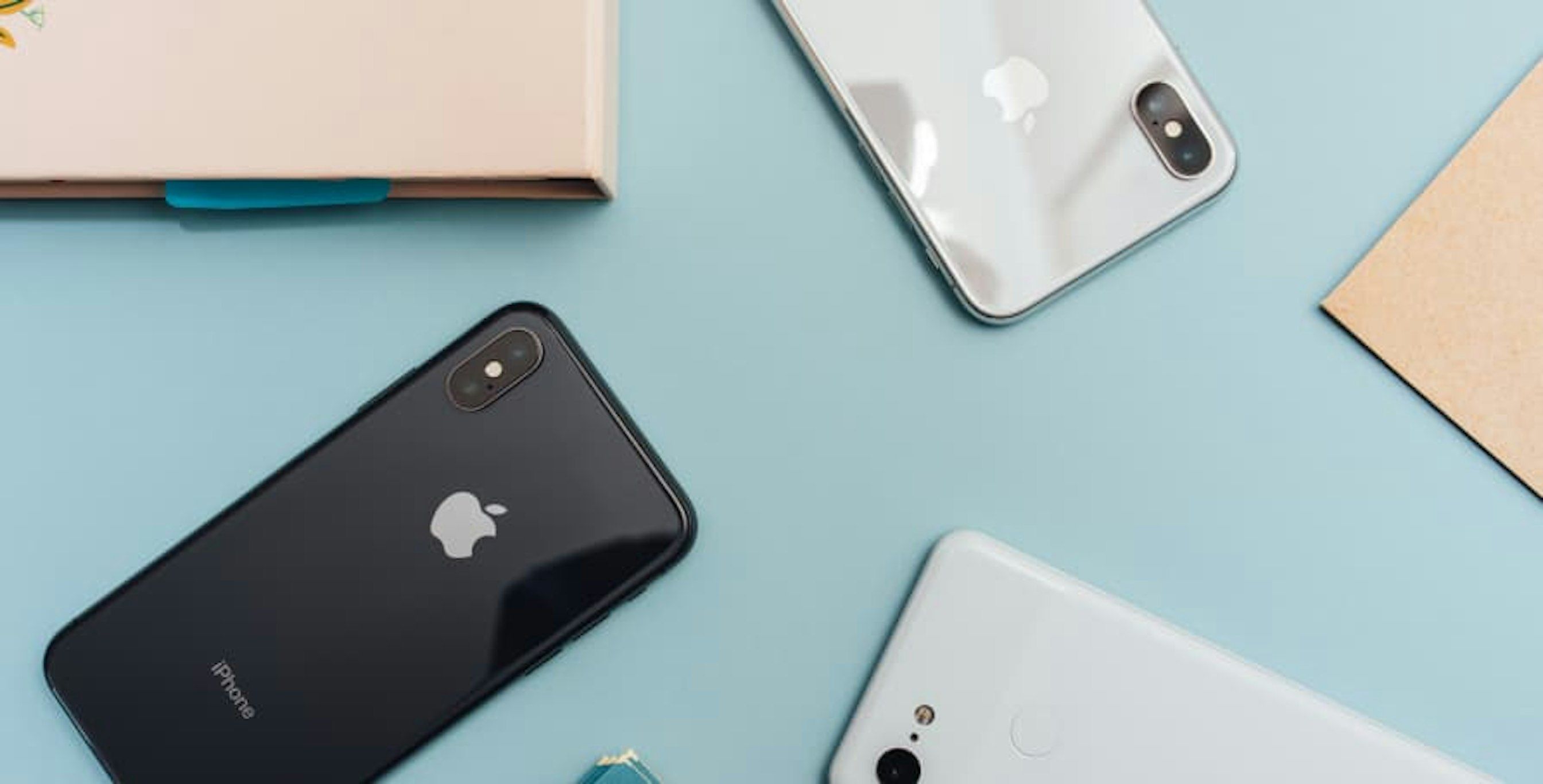 iphones facing down