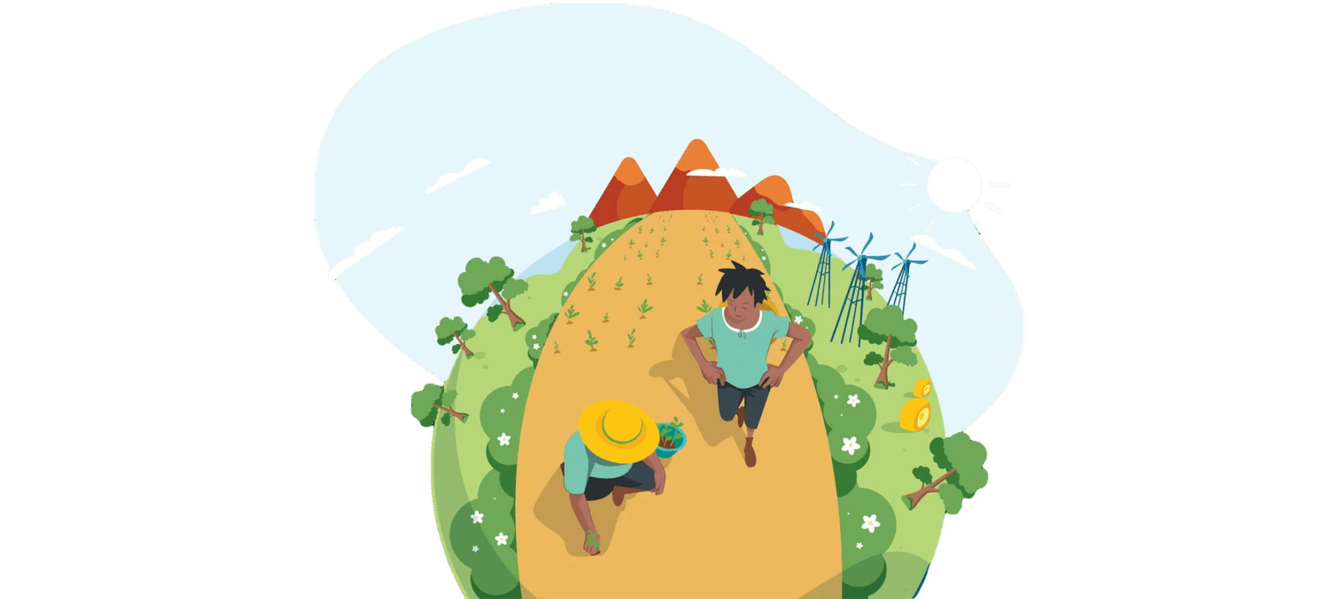 Travail de récolte agricole