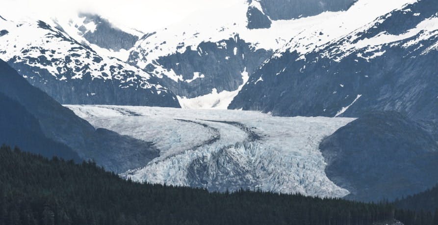 a glacier in Alaska