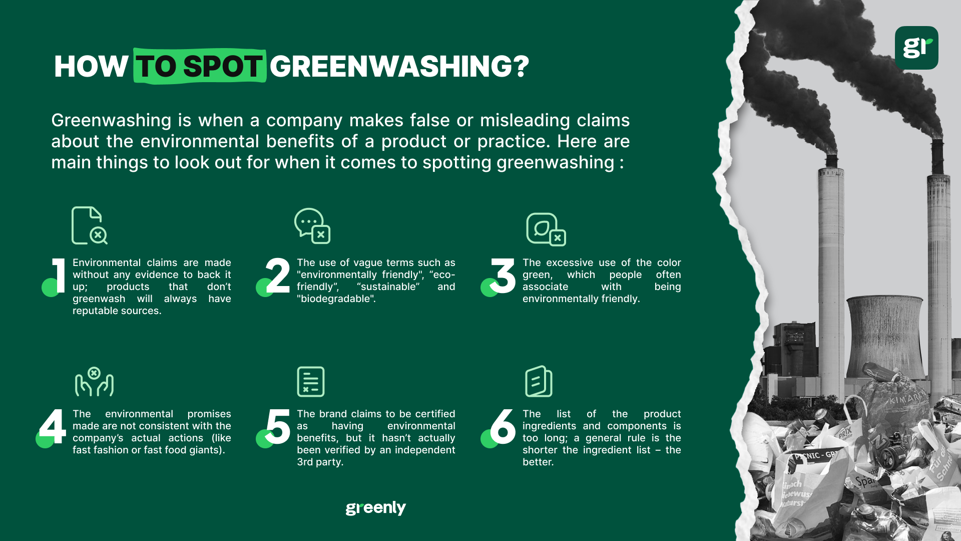 Greenwashing Infographic