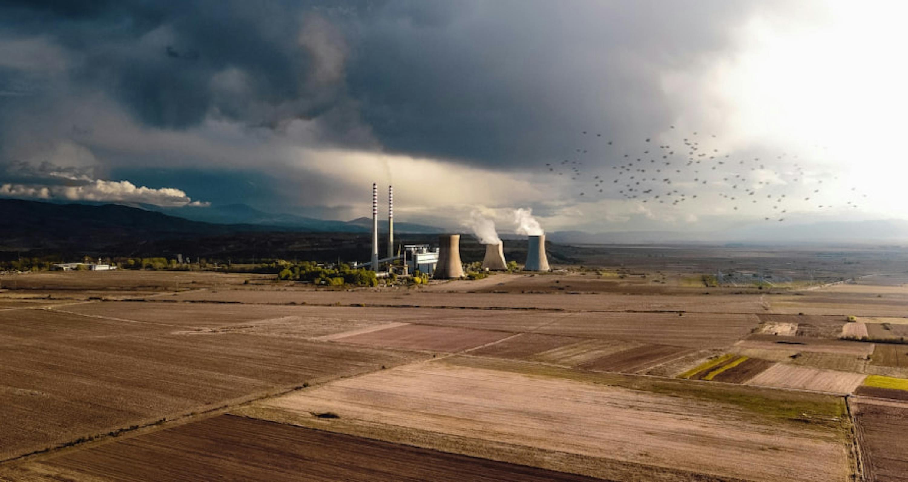 une centrale nucléaire