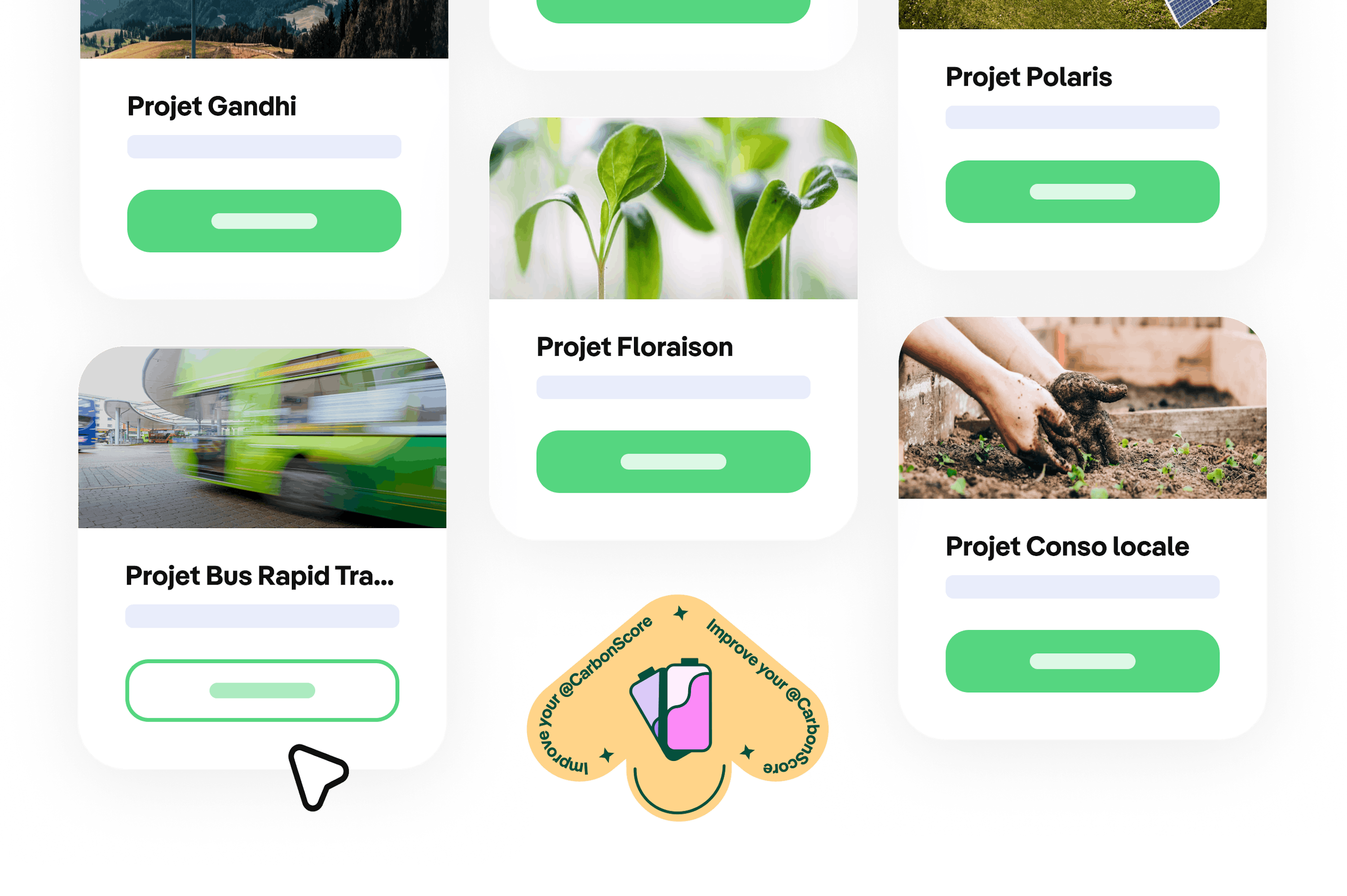 Animation projets de contributions