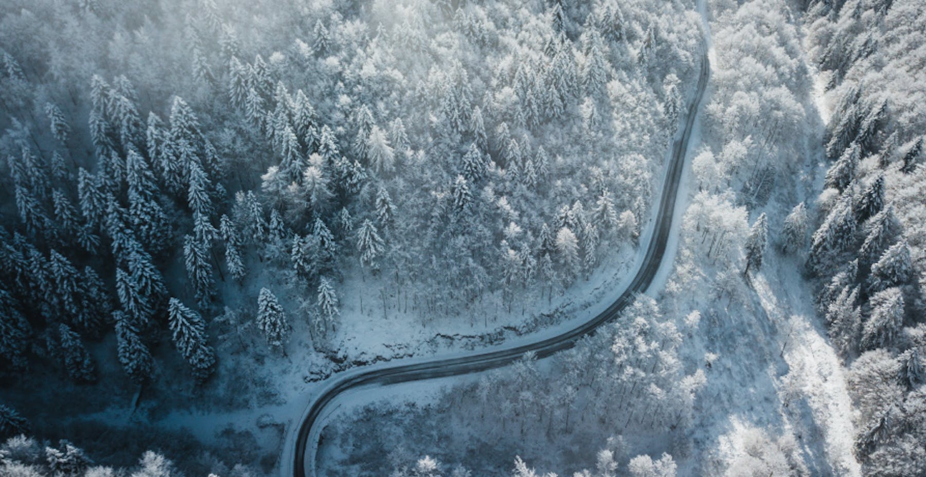route enneigée