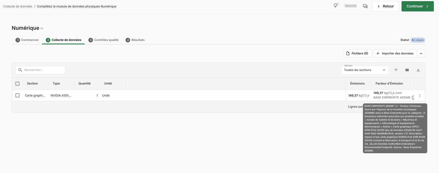 Jeux de données de la Base Empreinte version 1.2 désormais disponibles (ADEME)