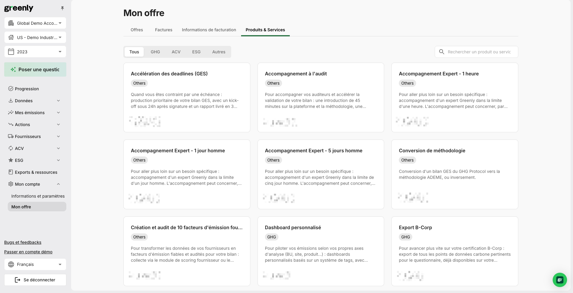 Découvrez et demandez nos services complémentaires directement sur la plateforme