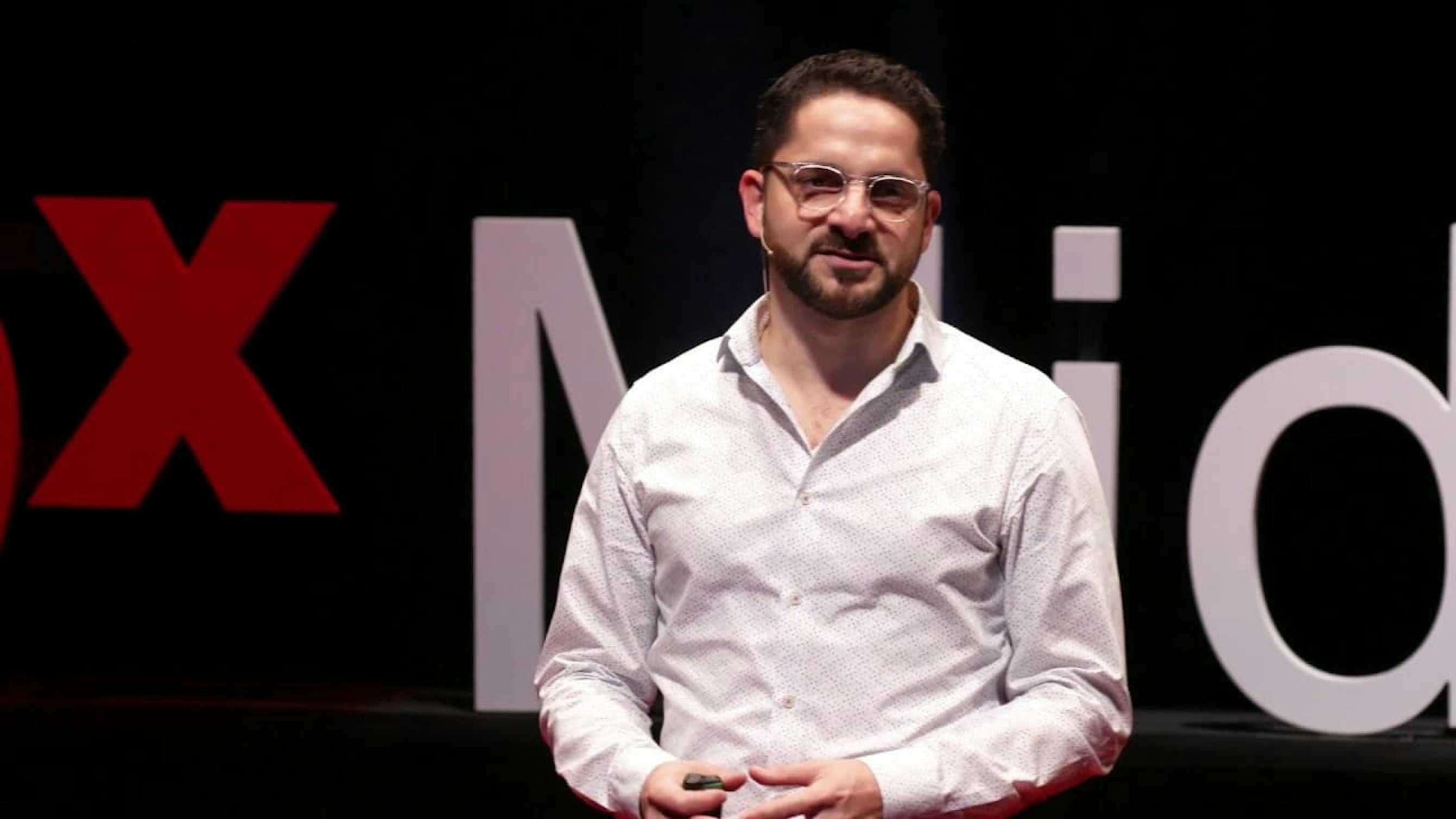 ted talk guy in white shirt