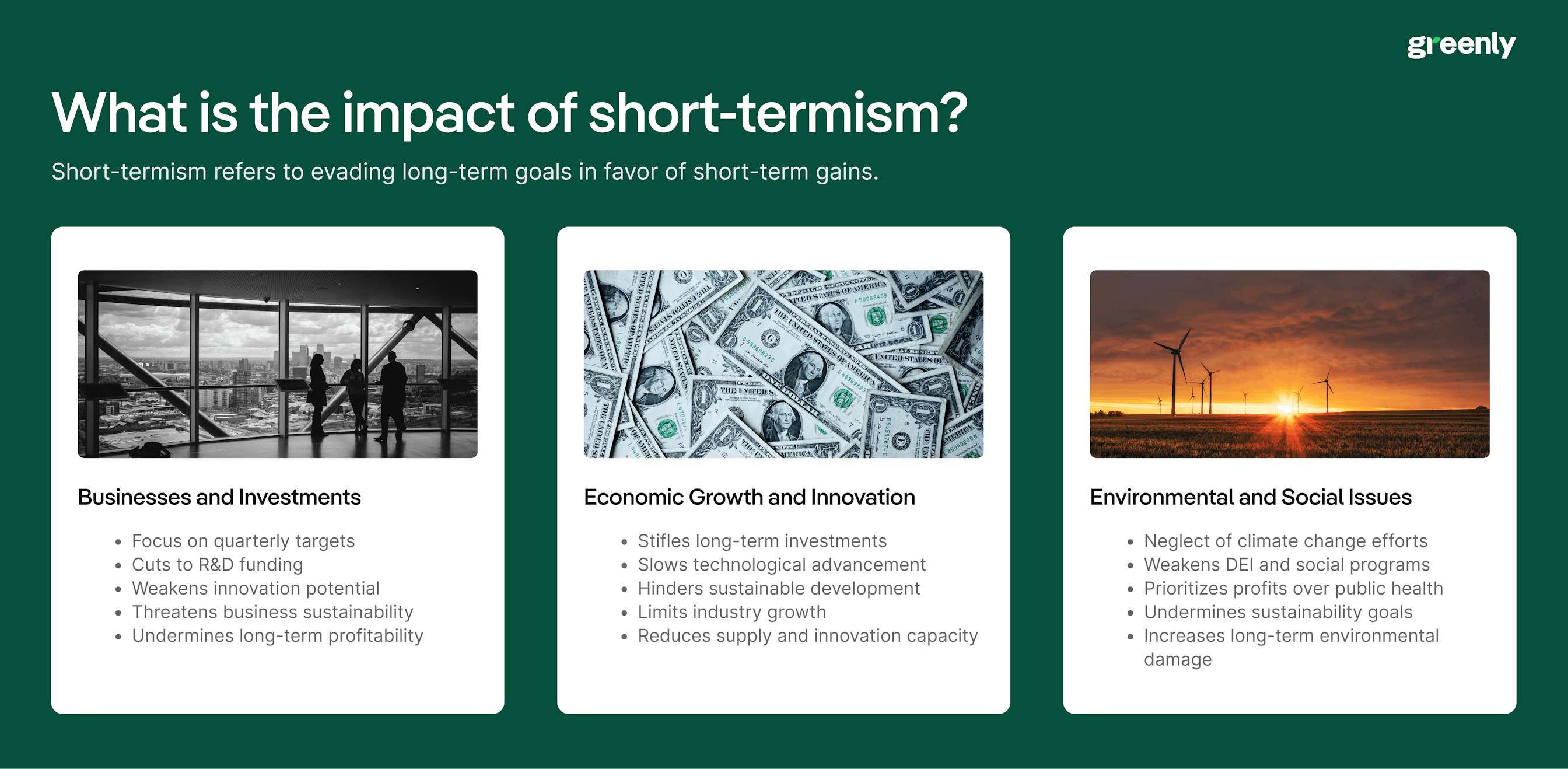short termism infographic