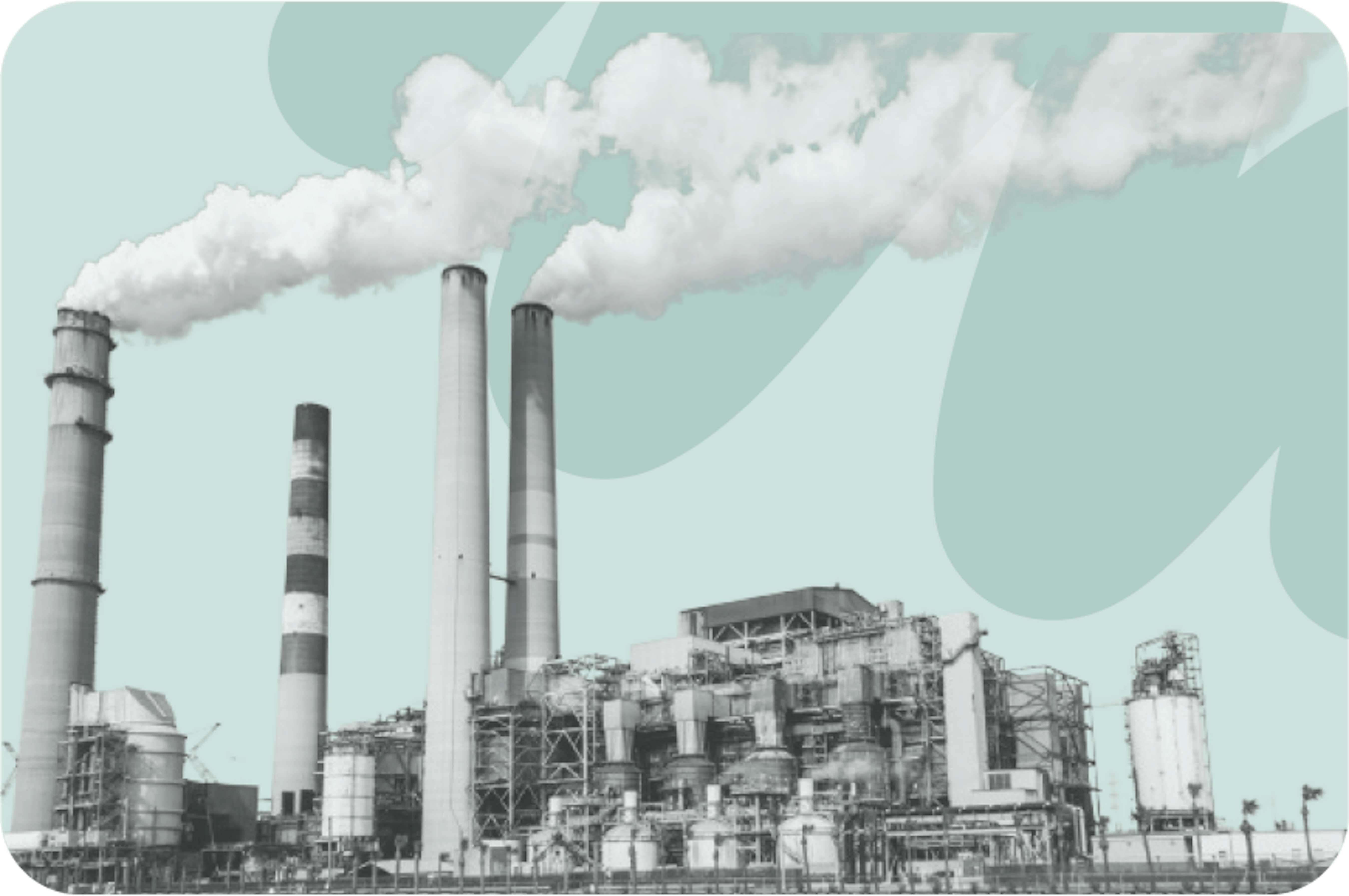 factory releasing emissions