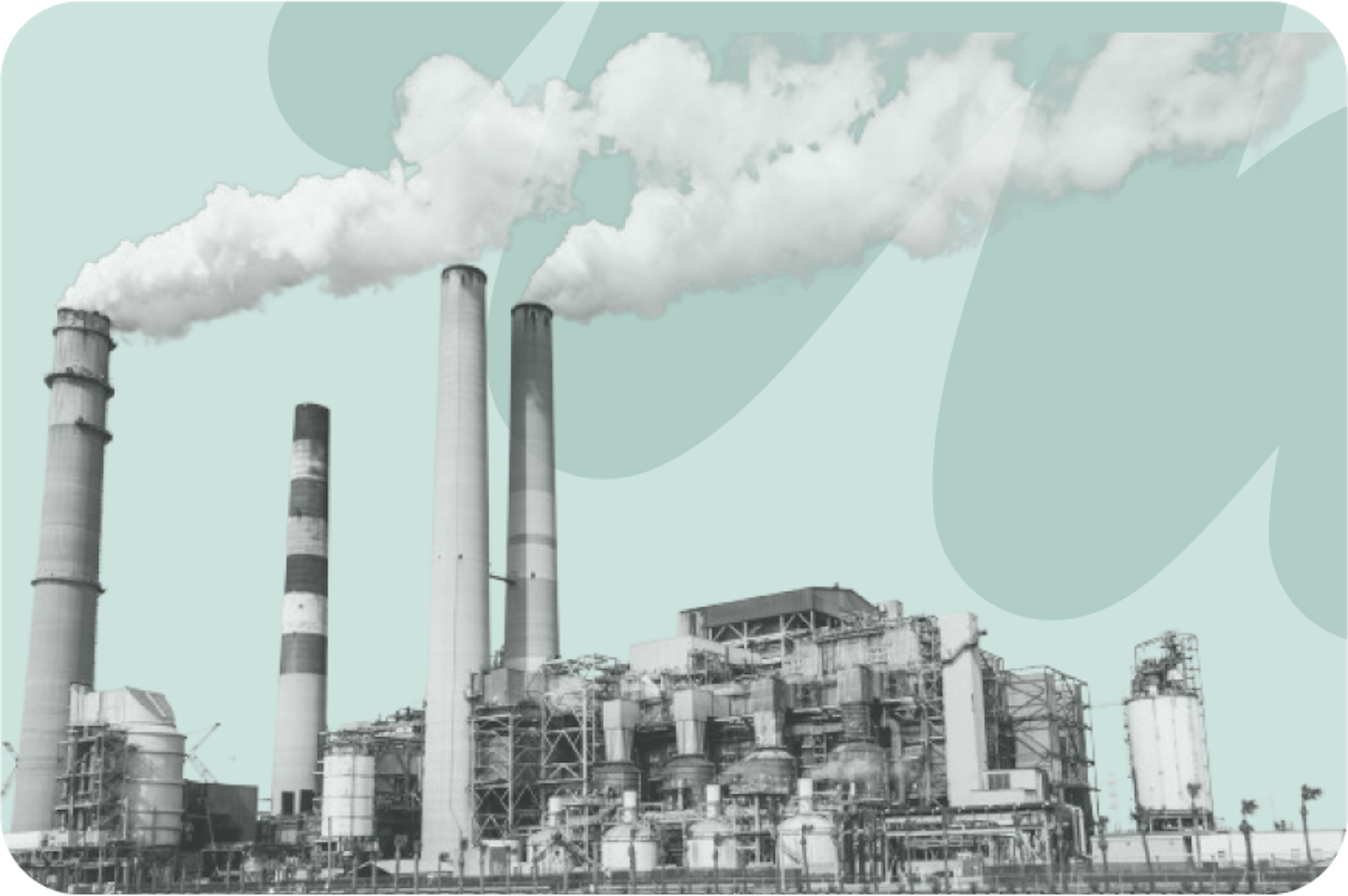 factory releasing emissions