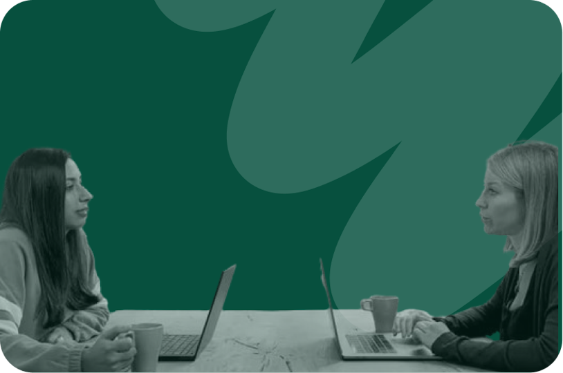 people discussing in an office