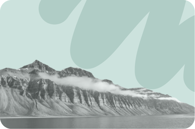 water and cliffs