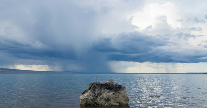 rock and ocean