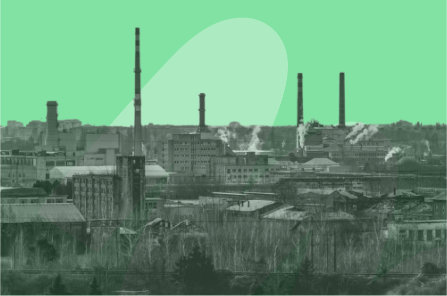 factories and power plants