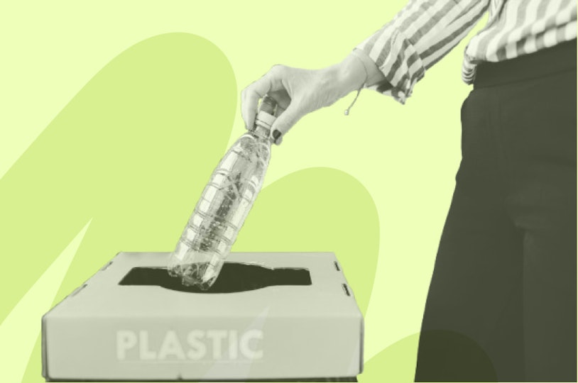 person recycling