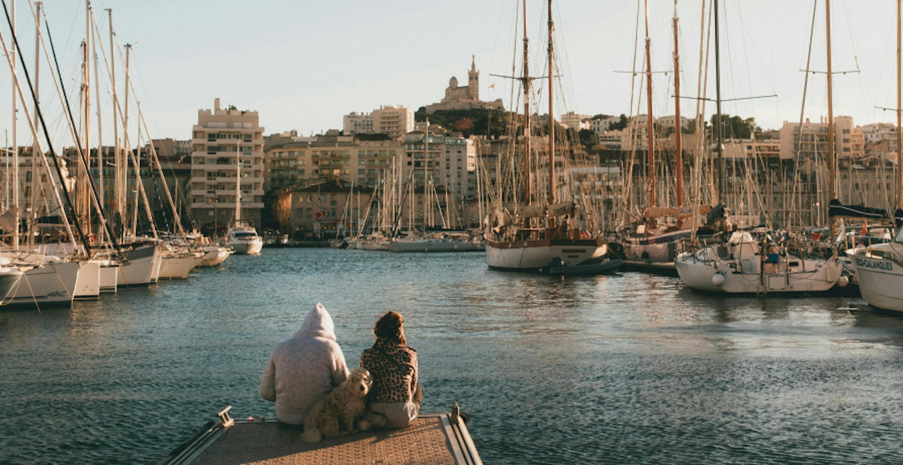 Marseille port