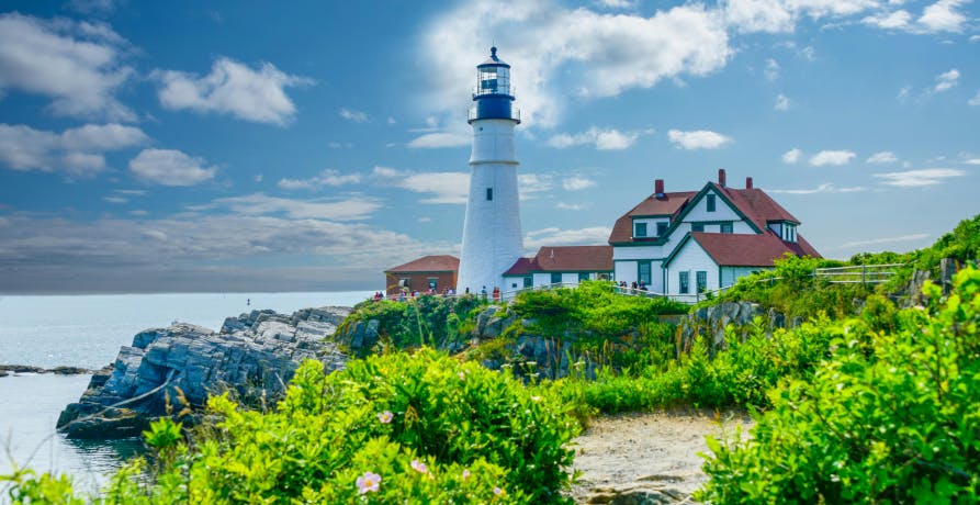 lighthouse in Maine