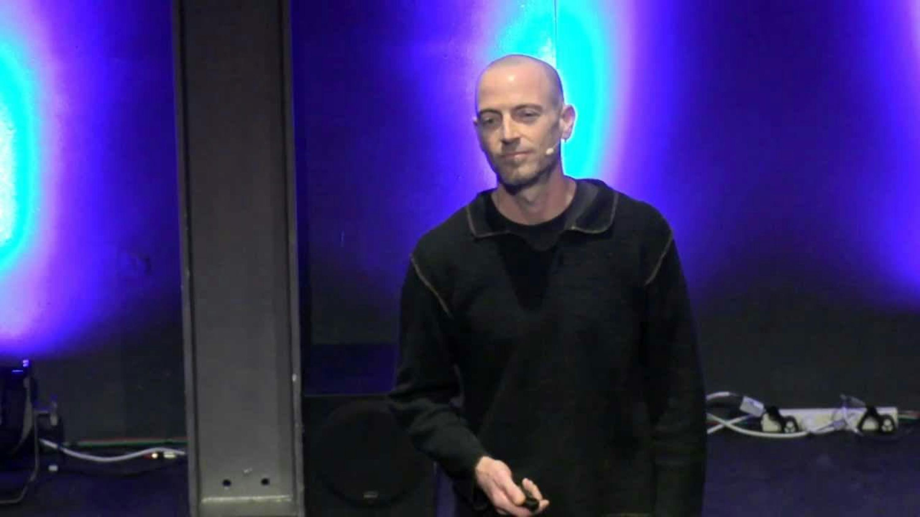 ted talk guy in black shirt