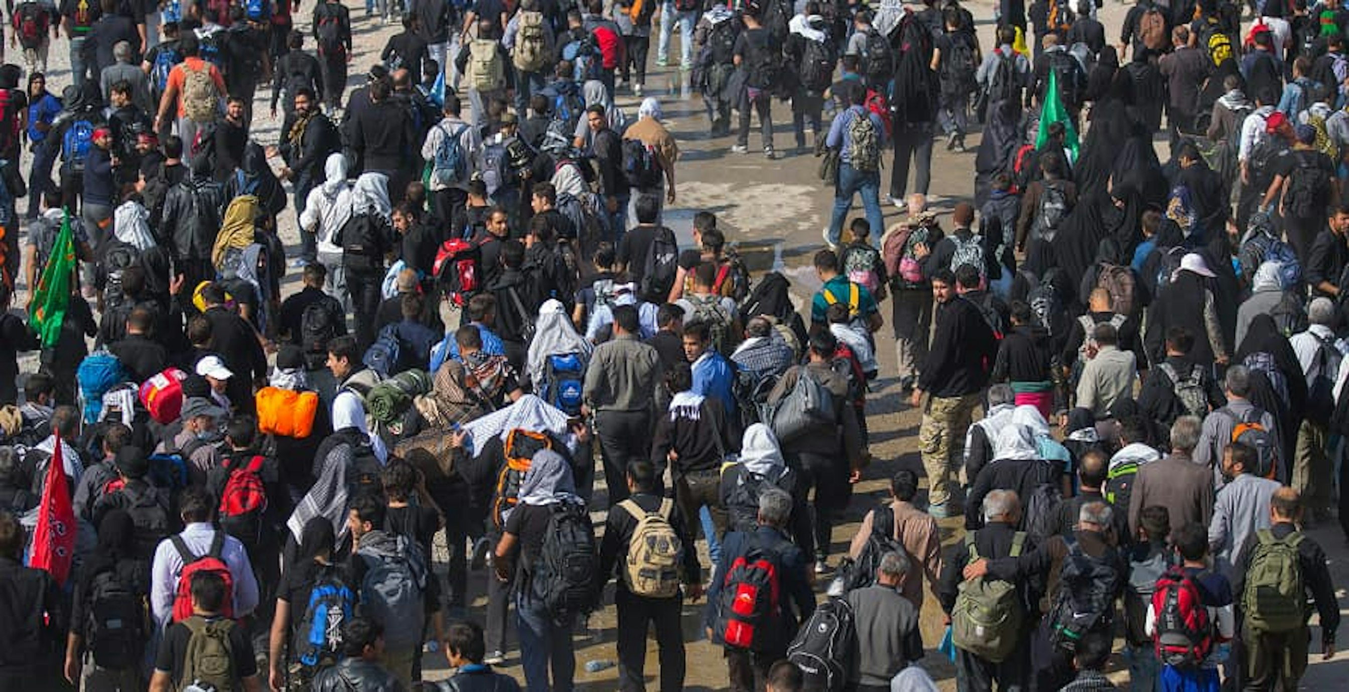 crowded area