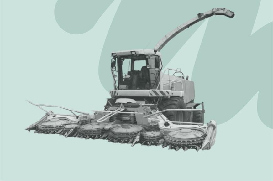 machine spreading fertiliser