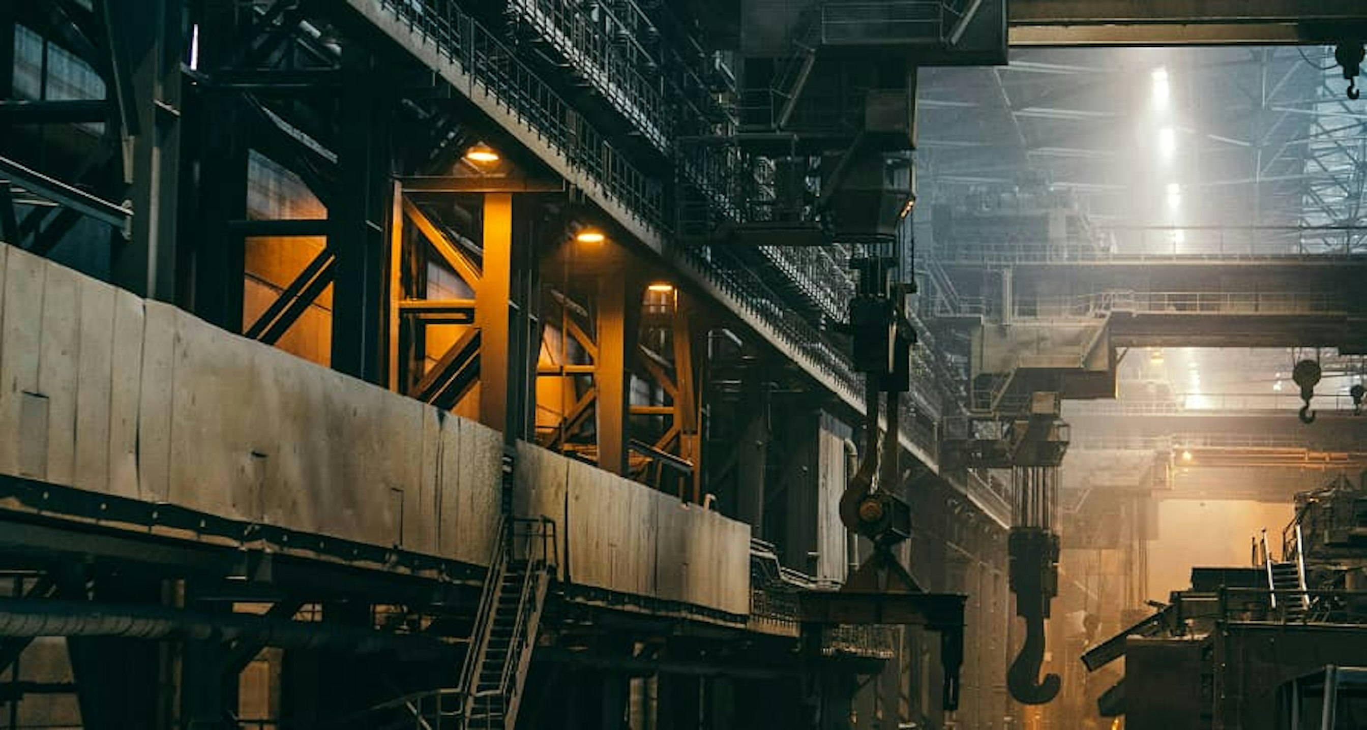 steel in factory