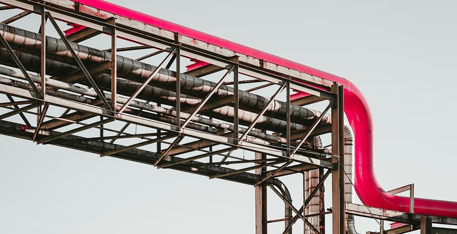 oil extracting red pipe