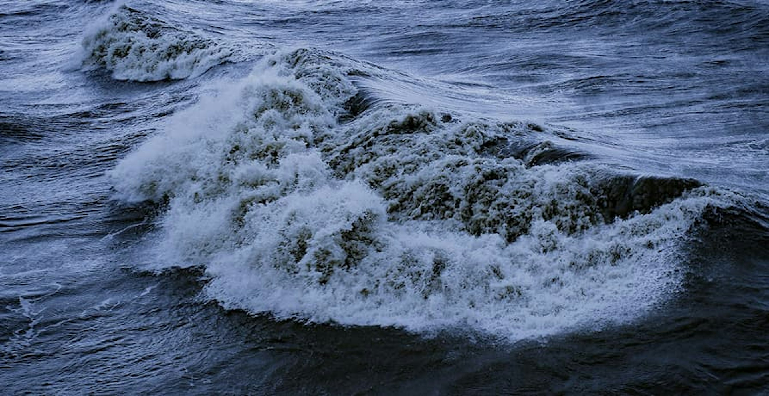 une mer déchaînée