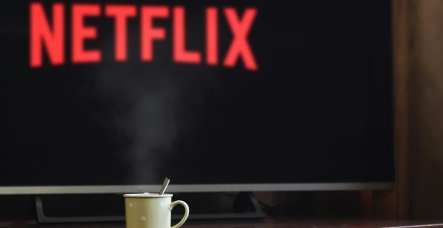 Netflix on a television