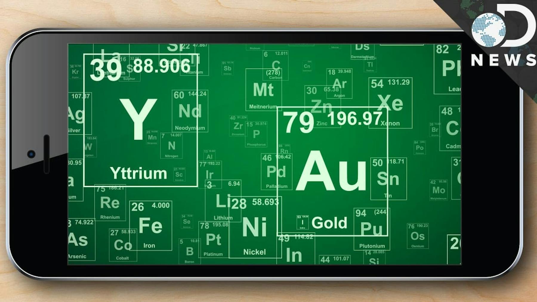 periodic table green on iphone