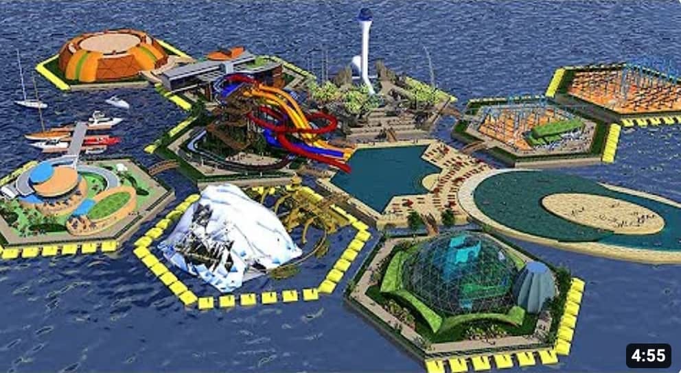 eoc-friendly theme park on water