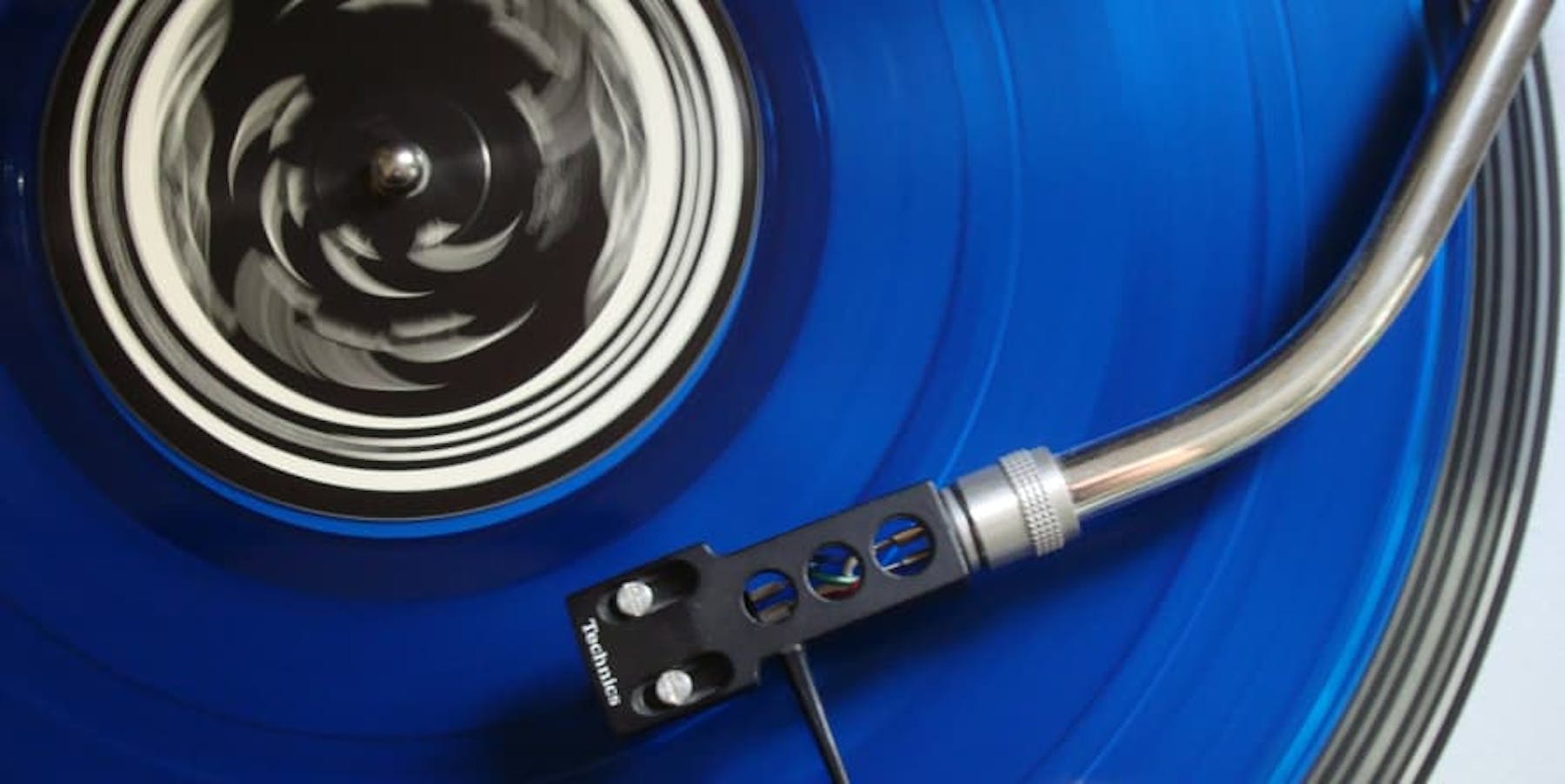 blue vinyl record