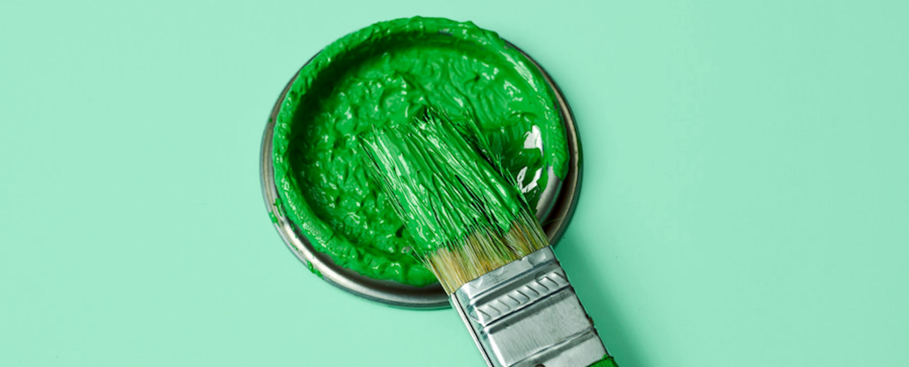 Peinture verte